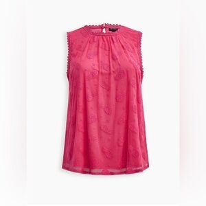 Torrid Vibrant Pink Sleeveless Top